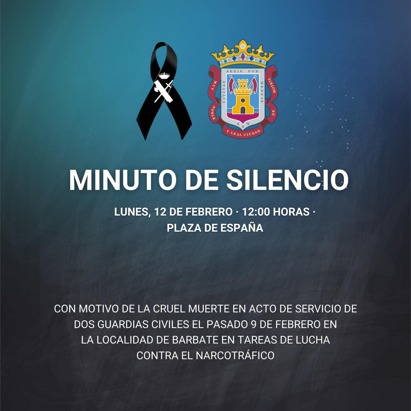La alcaldesa de Motril pide a los vecinos que se sumen a las muestras de apoyo con las familias de los Guardia Civiles asesinados